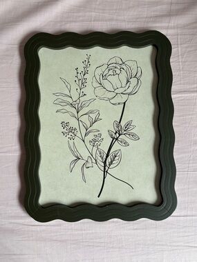 Floral Framed Canvas Print